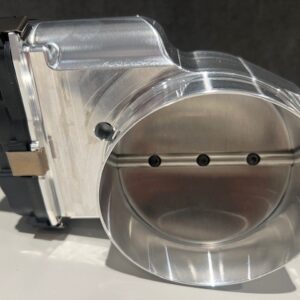 NICK WILLIAMS 103MM DBW Throttle Body in silver on a neutral background.