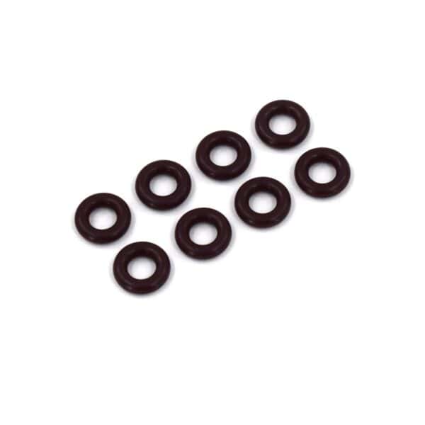 A set of eight BTR FUEL INJECTOR O-RINGS, designed for LS1 injectors in LS3 intakes, is arranged in two rows on a plain white background.