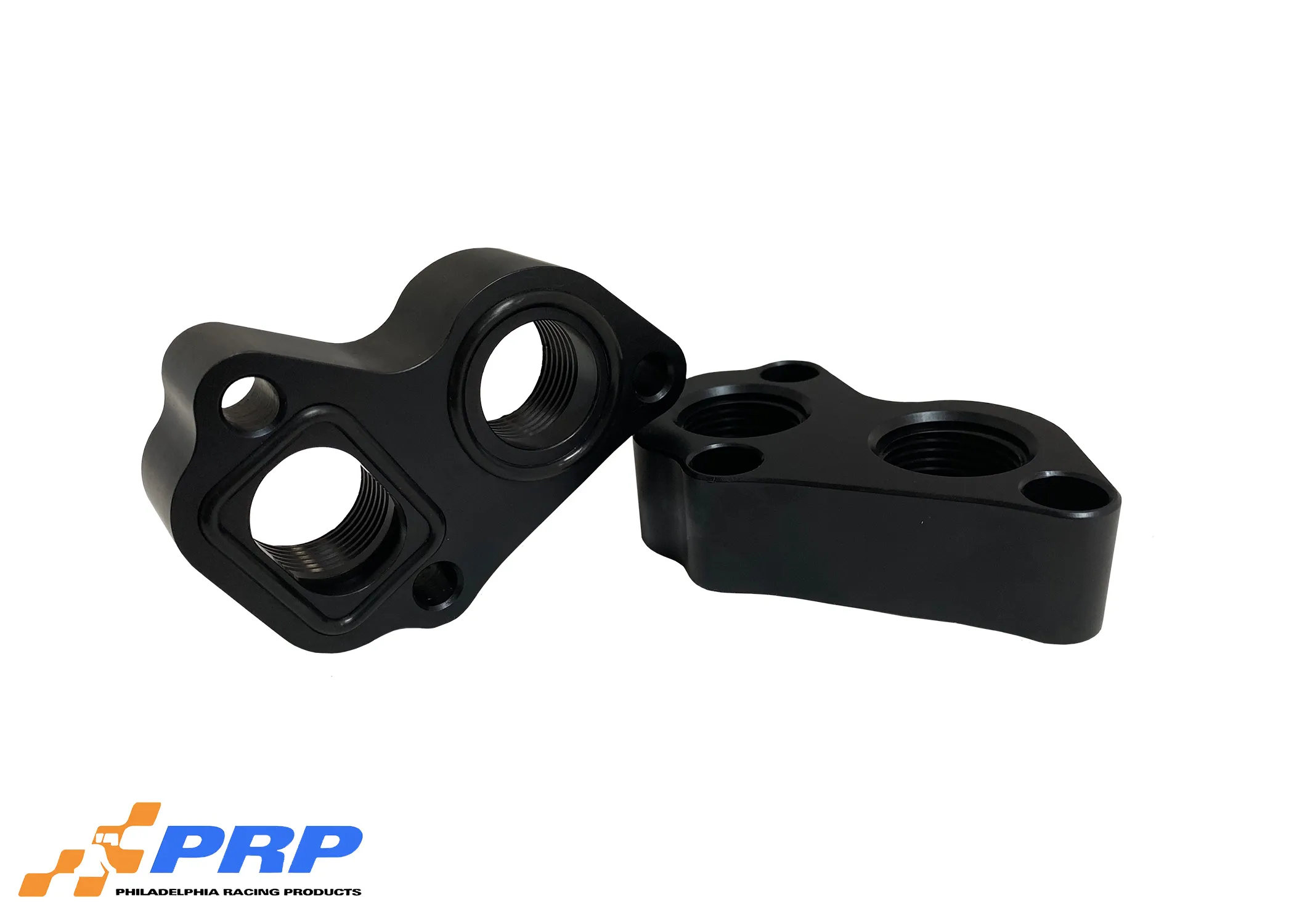 Philadelphia Racing Products AN Block Adapters GM LS -12orb Black PRP-6866 Prp 6866 Pl
